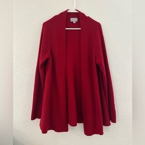Pure Collection 100% cashmere open front cardigan
